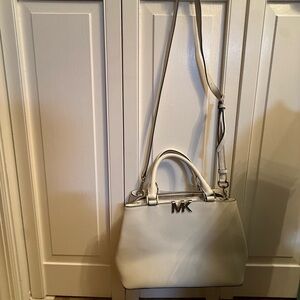 Michael Kors Cream Satchel Bag
